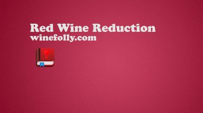 Red Wine reduction sauce