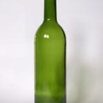 Empty wine bottle