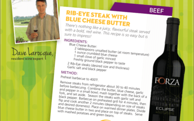 Recipe: Rib-Eye Steak with Blue Cheese Butter
